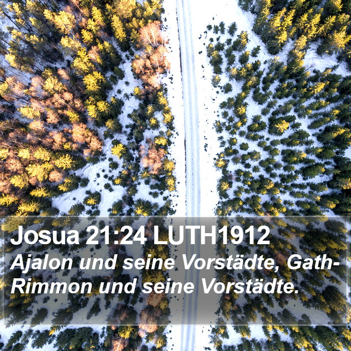 Josua 21:24 LUTH1912 Bible Study