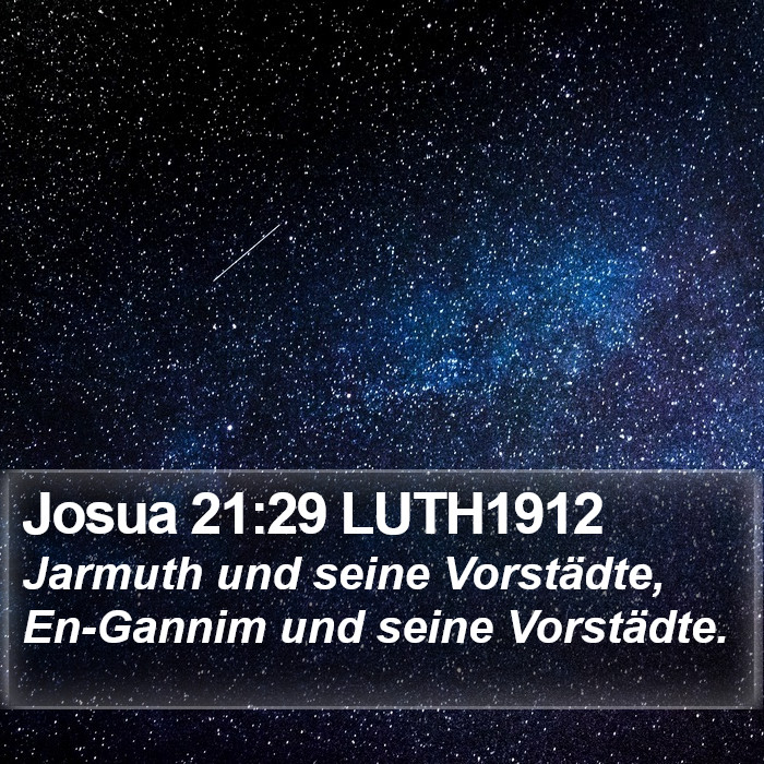 Josua 21:29 LUTH1912 Bible Study