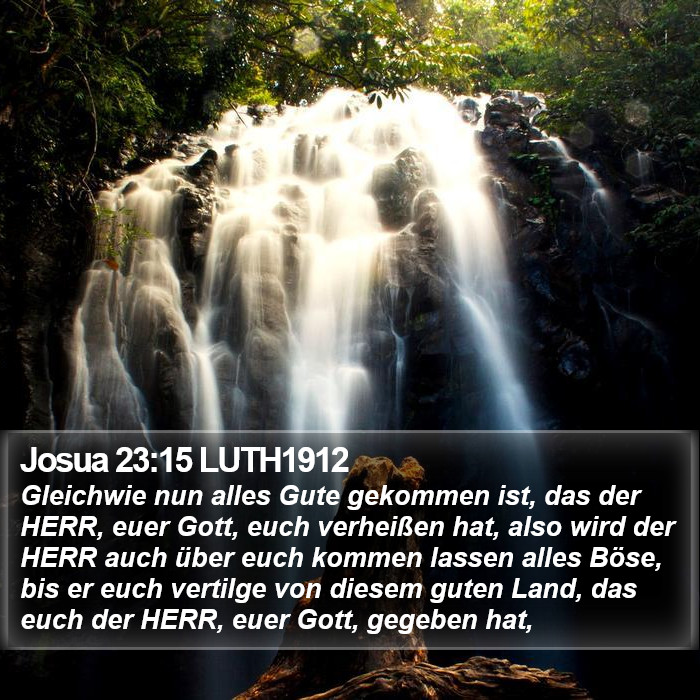 Josua 23:15 LUTH1912 Bible Study