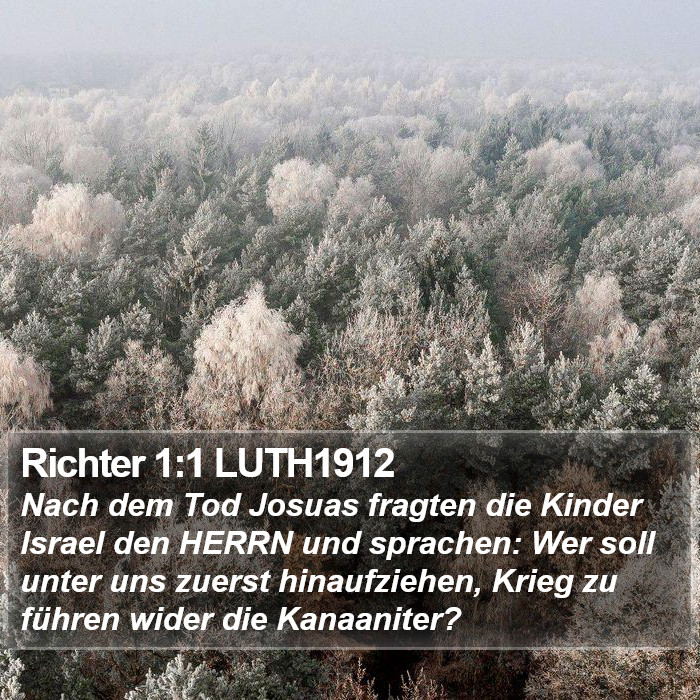 Richter 1:1 LUTH1912 Bible Study