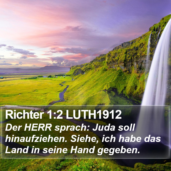 Richter 1:2 LUTH1912 Bible Study