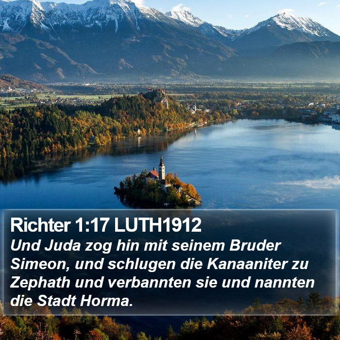 Richter 1:17 LUTH1912 Bible Study