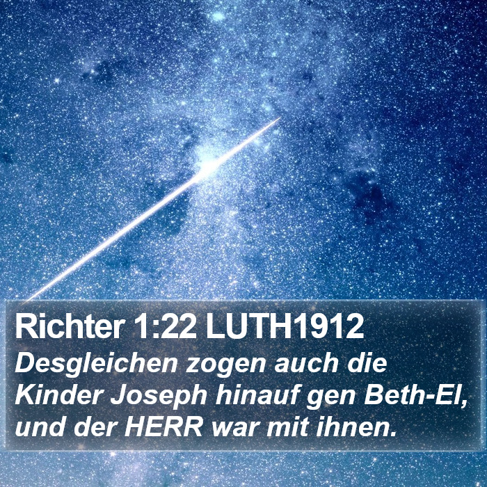 Richter 1:22 LUTH1912 Bible Study