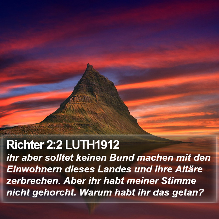 Richter 2:2 LUTH1912 Bible Study