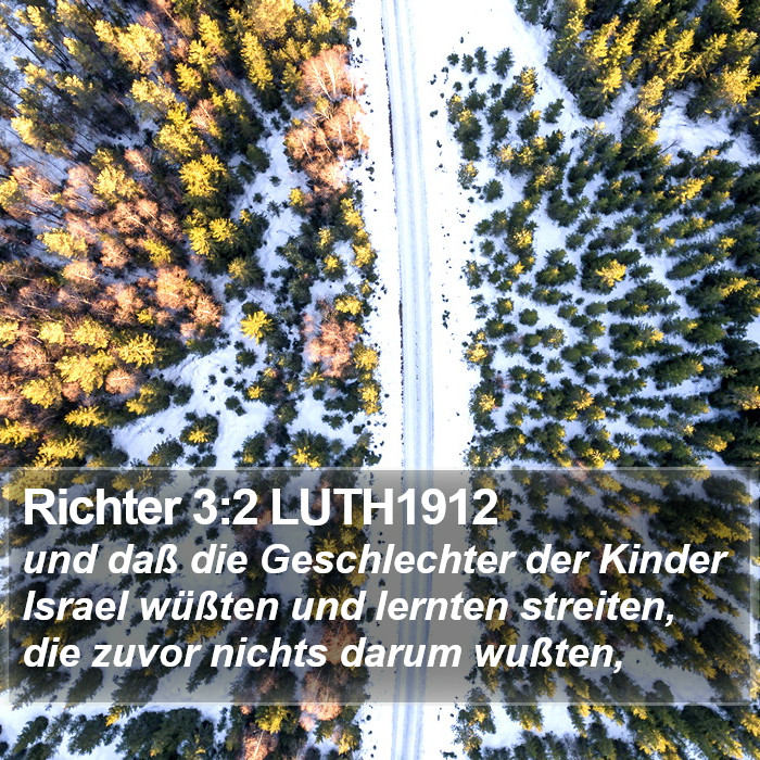 Richter 3:2 LUTH1912 Bible Study