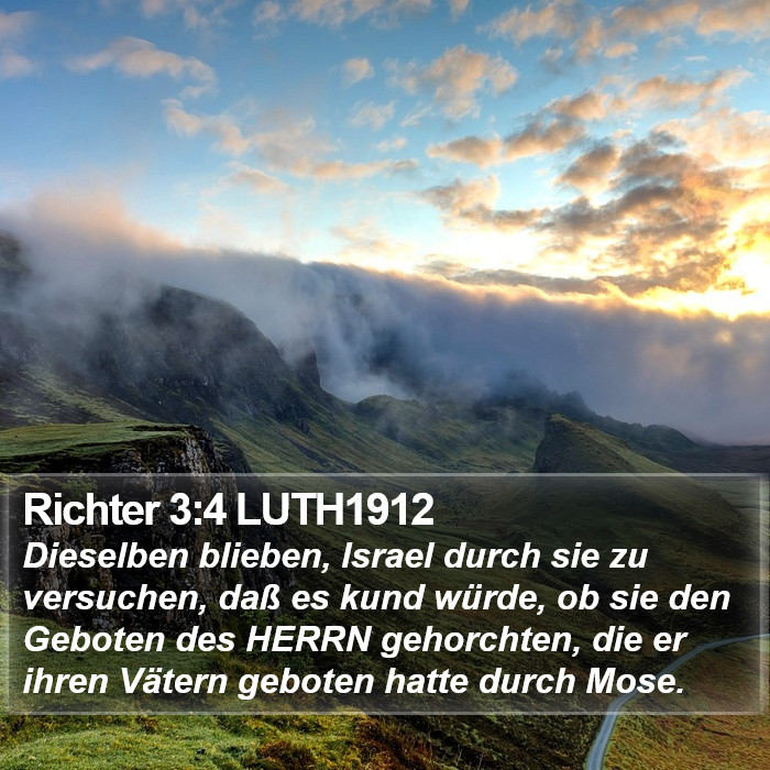 Richter 3:4 LUTH1912 Bible Study