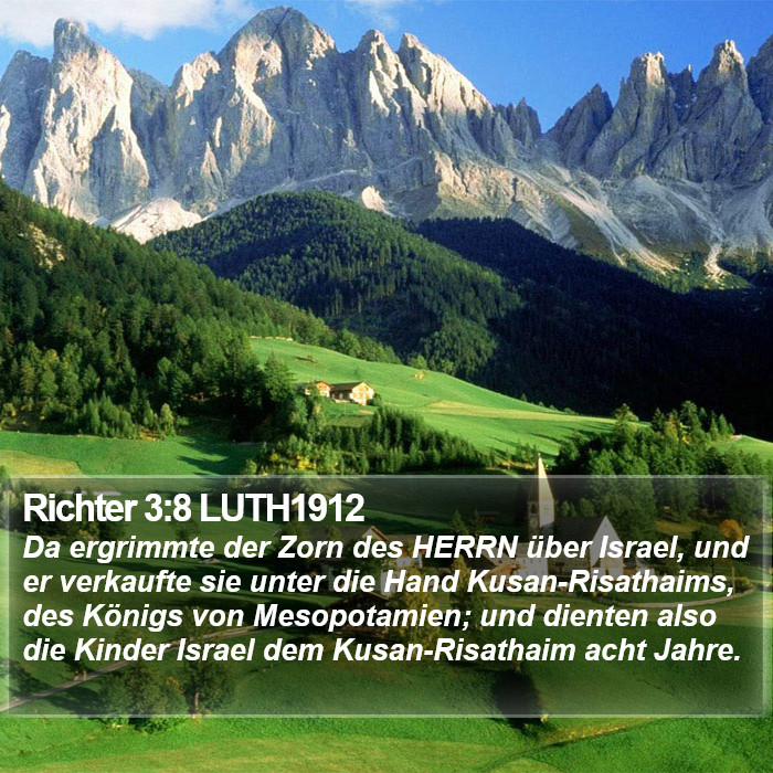 Richter 3:8 LUTH1912 Bible Study