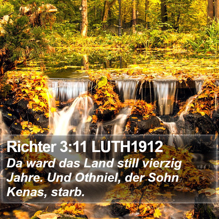 Richter 3:11 LUTH1912 Bible Study
