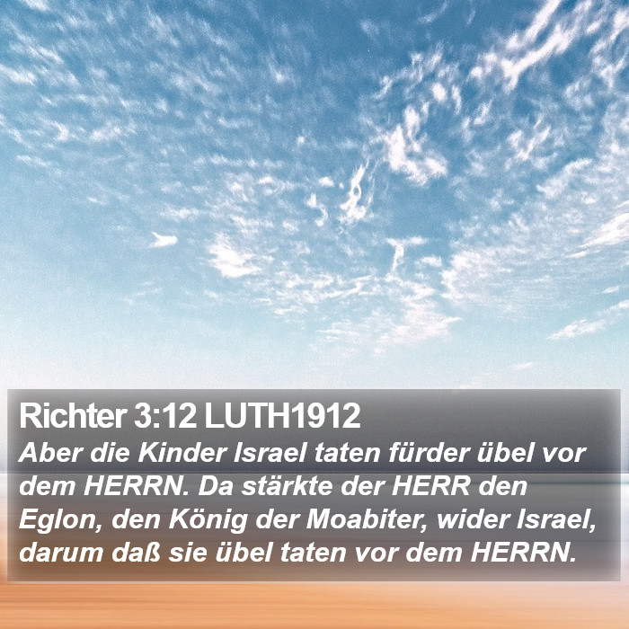 Richter 3:12 LUTH1912 Bible Study