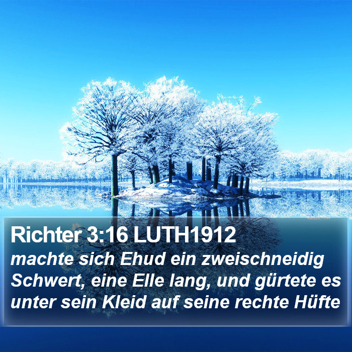 Richter 3:16 LUTH1912 Bible Study