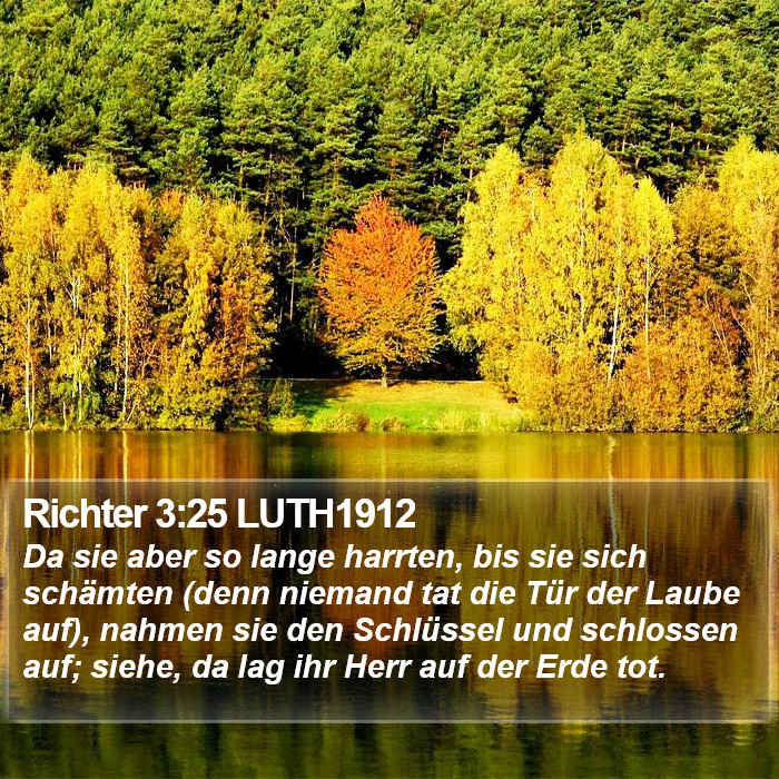 Richter 3:25 LUTH1912 Bible Study