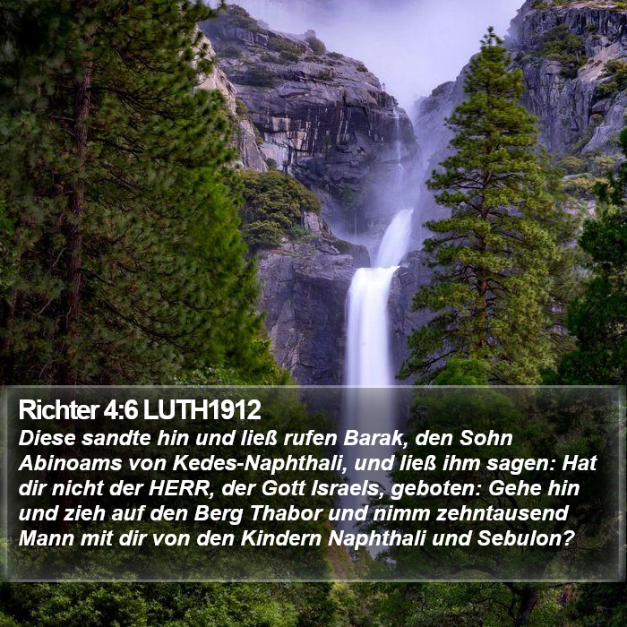 Richter 4:6 LUTH1912 Bible Study