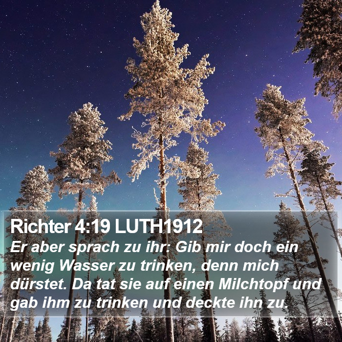 Richter 4:19 LUTH1912 Bible Study