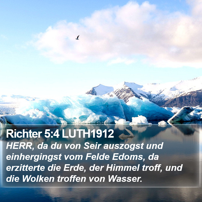 Richter 5:4 LUTH1912 Bible Study