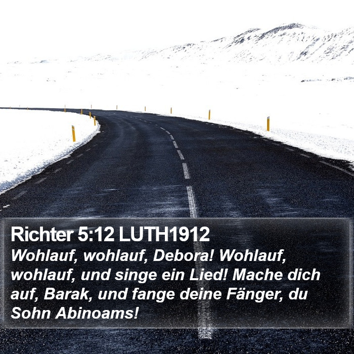 Richter 5:12 LUTH1912 Bible Study