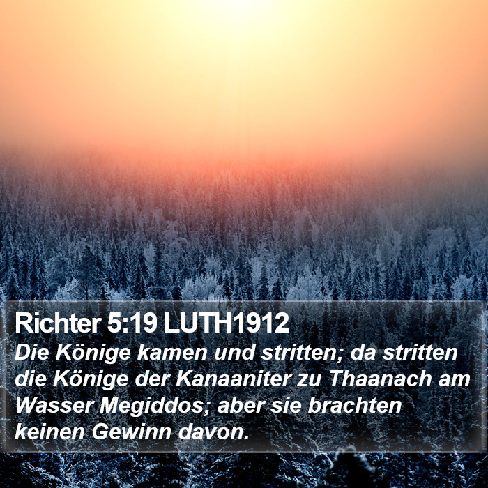 Richter 5:19 LUTH1912 Bible Study