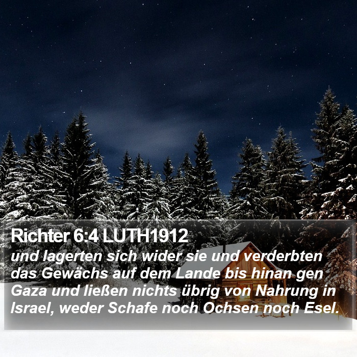 Richter 6:4 LUTH1912 Bible Study