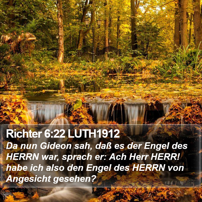 Richter 6:22 LUTH1912 Bible Study