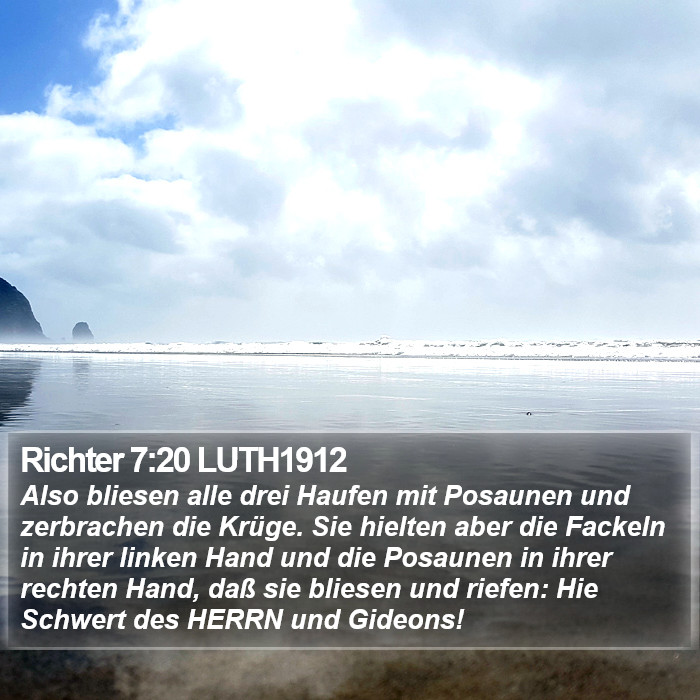 Richter 7:20 LUTH1912 Bible Study
