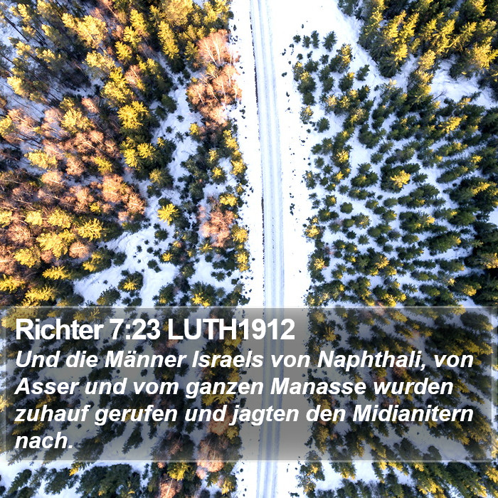 Richter 7:23 LUTH1912 Bible Study