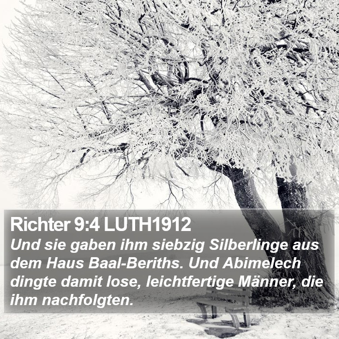 Richter 9:4 LUTH1912 Bible Study