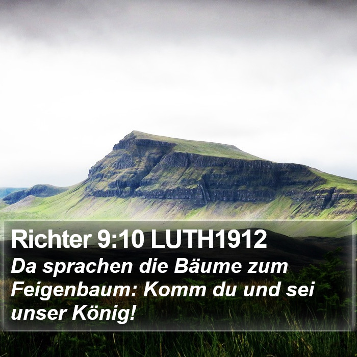 Richter 9:10 LUTH1912 Bible Study