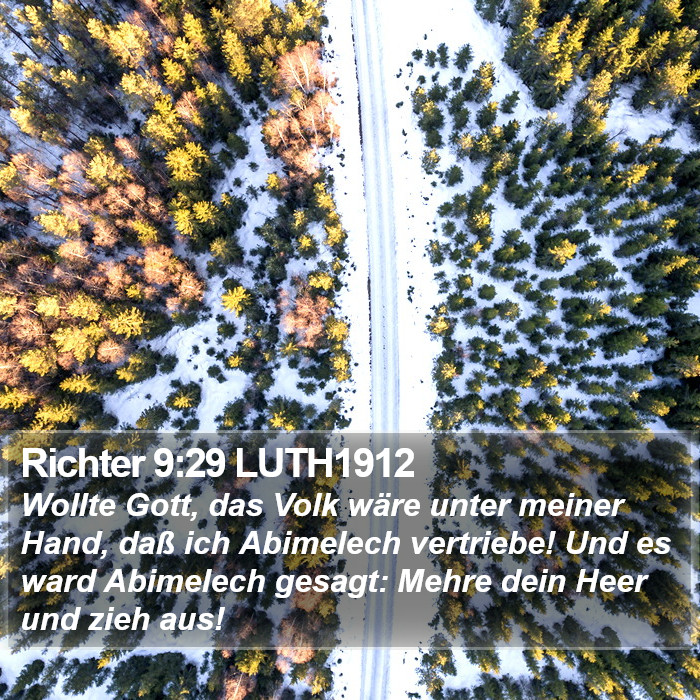 Richter 9:29 LUTH1912 Bible Study