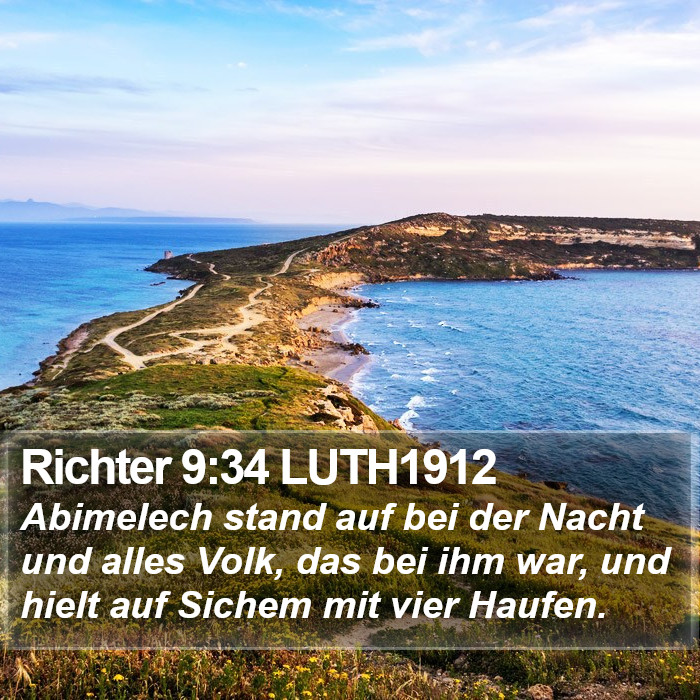 Richter 9:34 LUTH1912 Bible Study