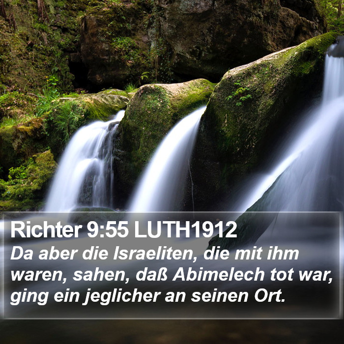 Richter 9:55 LUTH1912 Bible Study