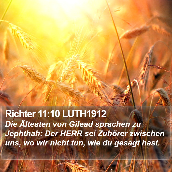 Richter 11:10 LUTH1912 Bible Study