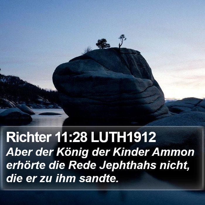 Richter 11:28 LUTH1912 Bible Study