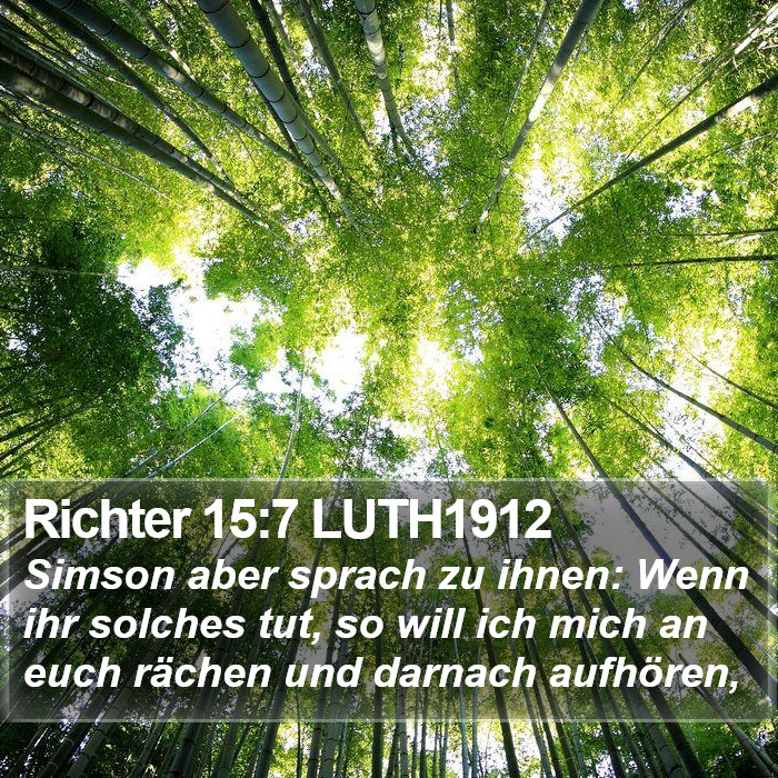 Richter 15:7 LUTH1912 Bible Study