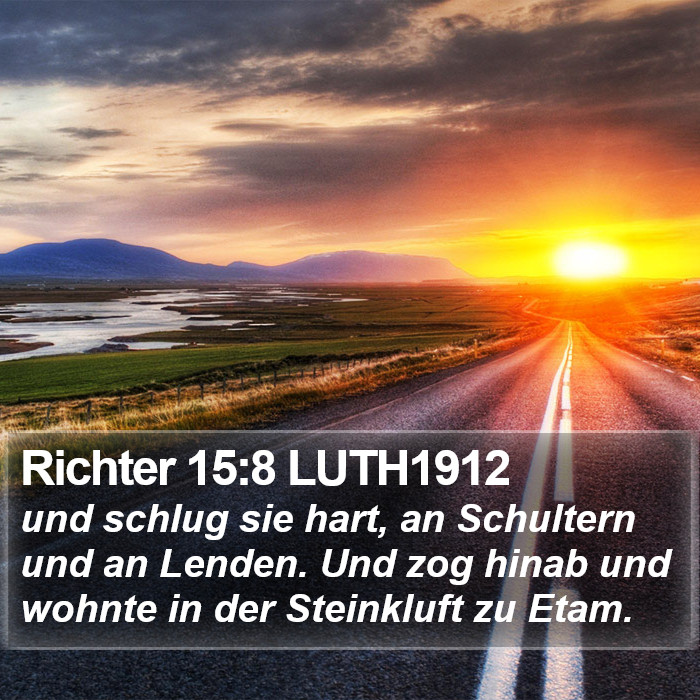 Richter 15:8 LUTH1912 Bible Study
