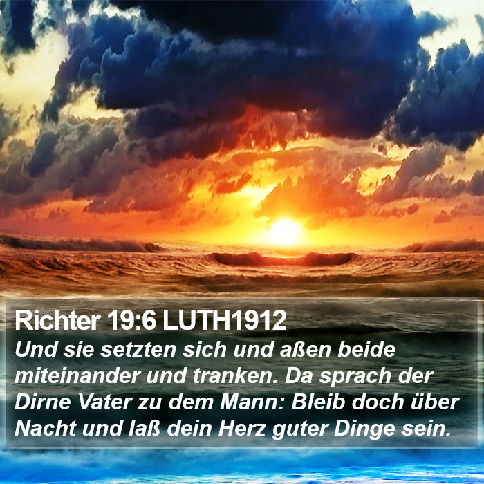 Richter 19:6 LUTH1912 Bible Study