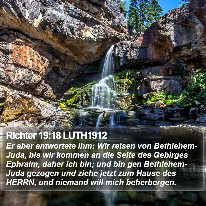 Richter 19:18 LUTH1912 Bible Study
