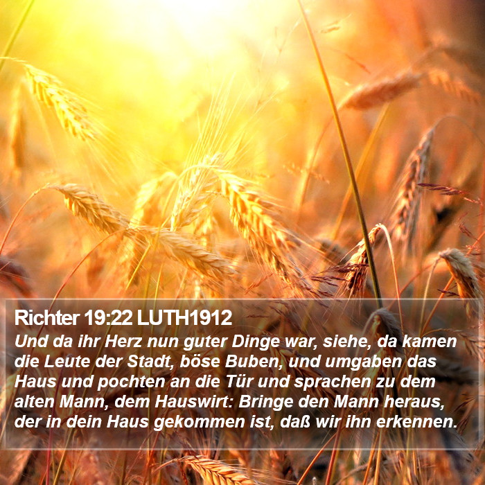 Richter 19:22 LUTH1912 Bible Study
