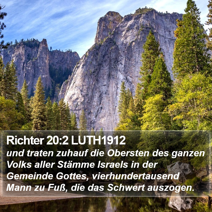 Richter 20:2 LUTH1912 Bible Study