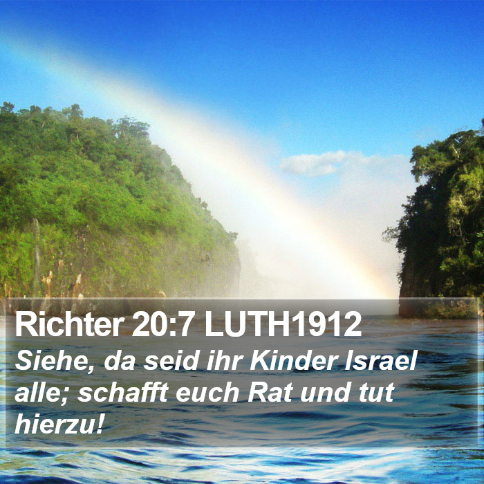Richter 20:7 LUTH1912 Bible Study