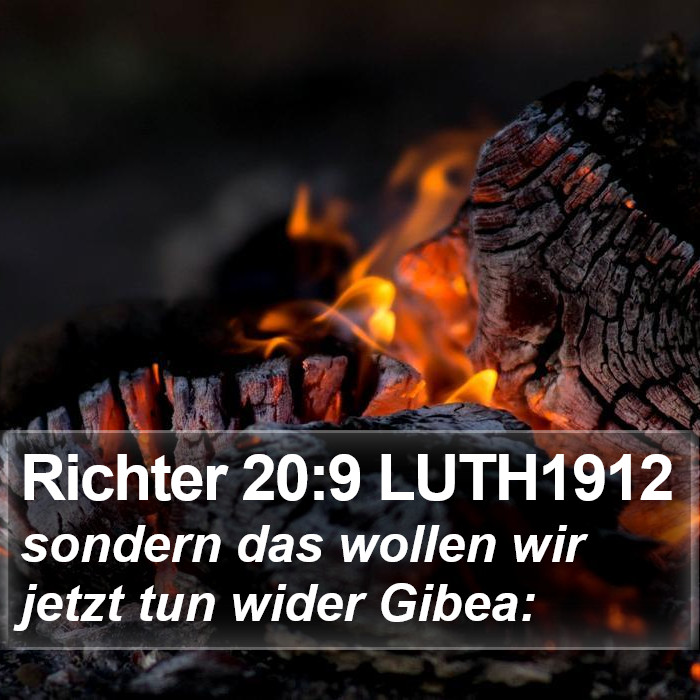 Richter 20:9 LUTH1912 Bible Study