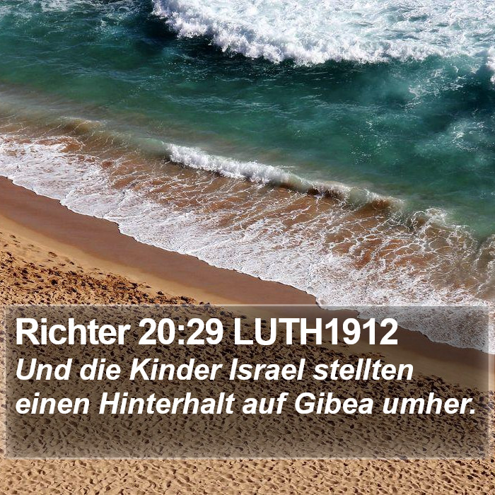 Richter 20:29 LUTH1912 Bible Study