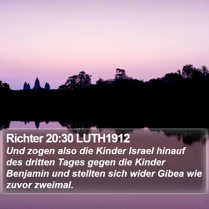 Richter 20:30 LUTH1912 Bible Study