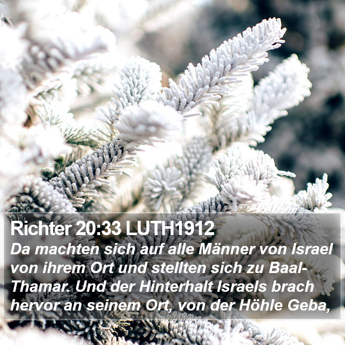 Richter 20:33 LUTH1912 Bible Study