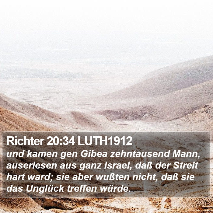 Richter 20:34 LUTH1912 Bible Study