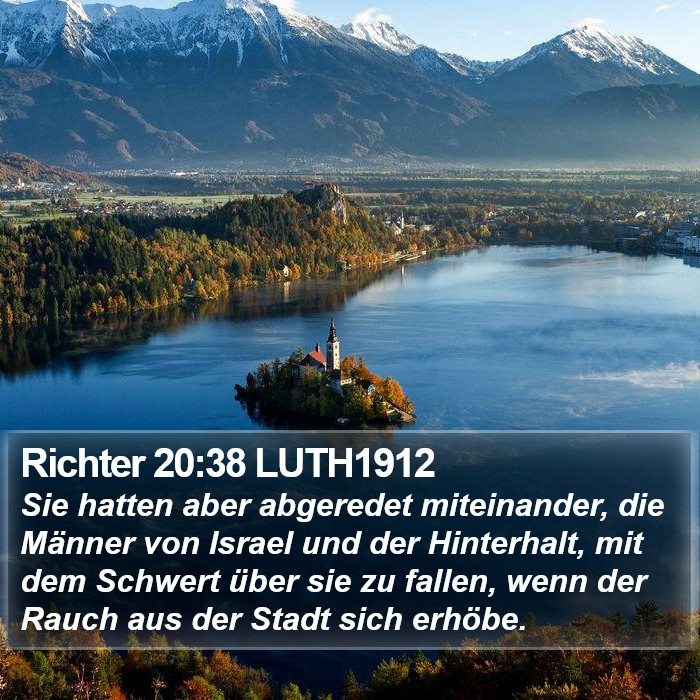 Richter 20:38 LUTH1912 Bible Study