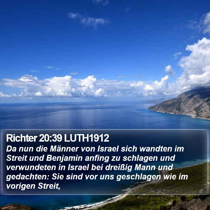 Richter 20:39 LUTH1912 Bible Study