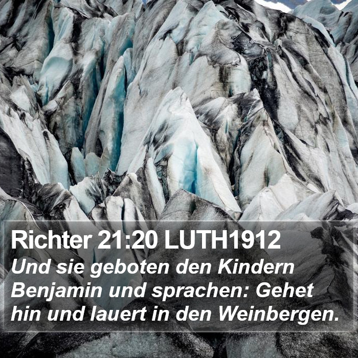 Richter 21:20 LUTH1912 Bible Study