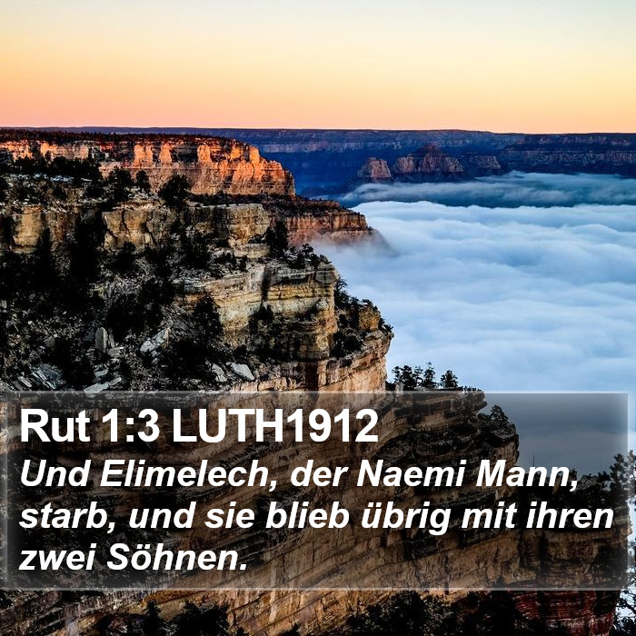 Rut 1:3 LUTH1912 Bible Study