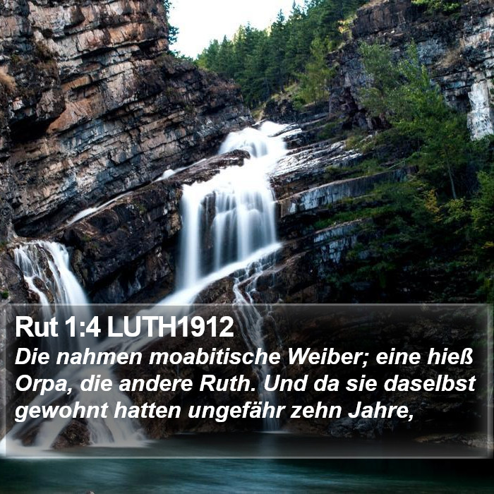 Rut 1:4 LUTH1912 Bible Study