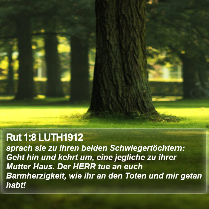 Rut 1:8 LUTH1912 Bible Study