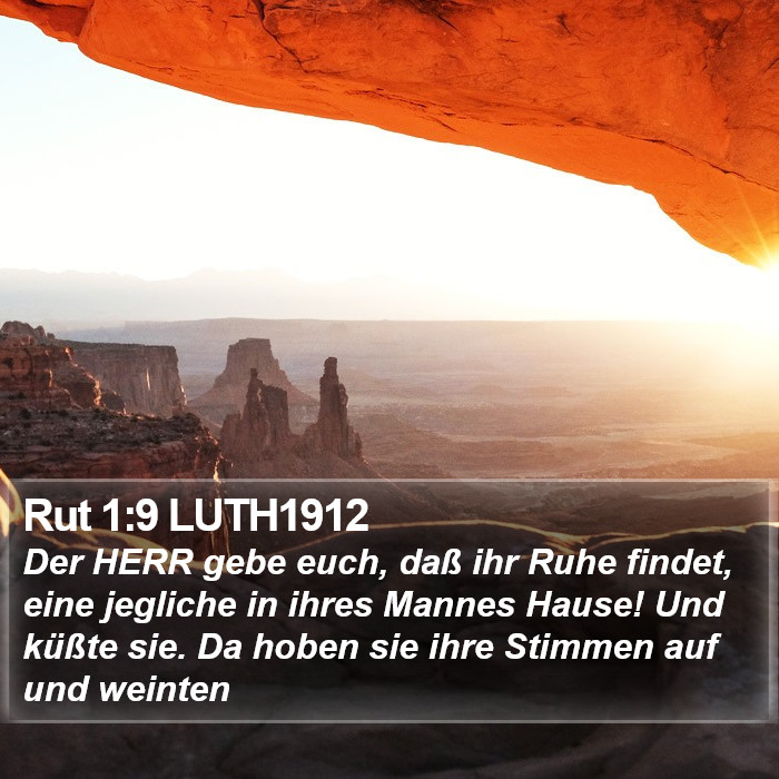 Rut 1:9 LUTH1912 Bible Study